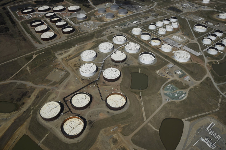 Oil storage tanks