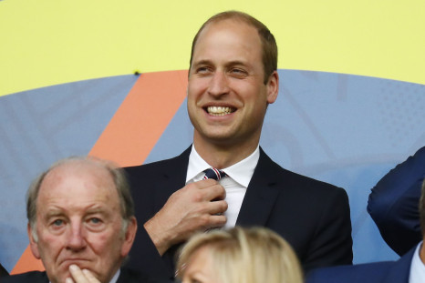 Prince William before the EURO 2016 Group B match