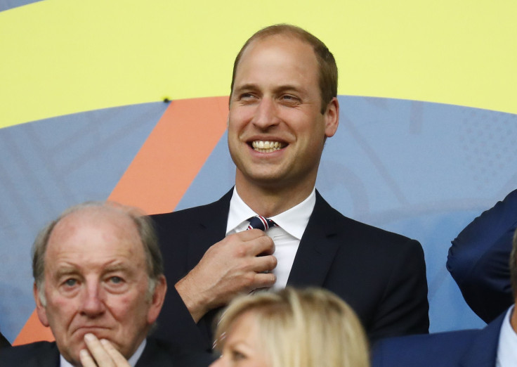 Prince William before the EURO 2016 Group B match