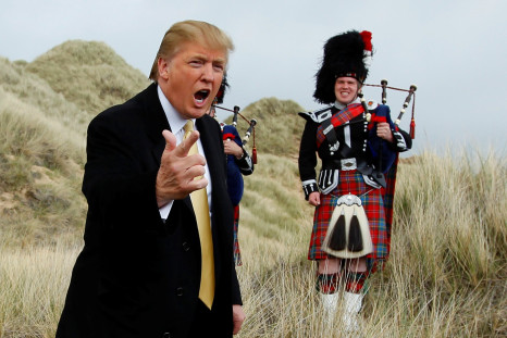 Trump goes to Scotland