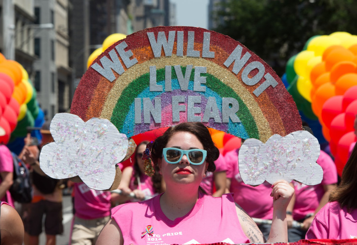 Gay pride parade in New York