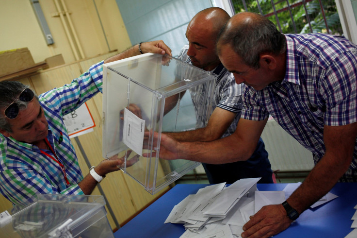 Ballot box in Spain