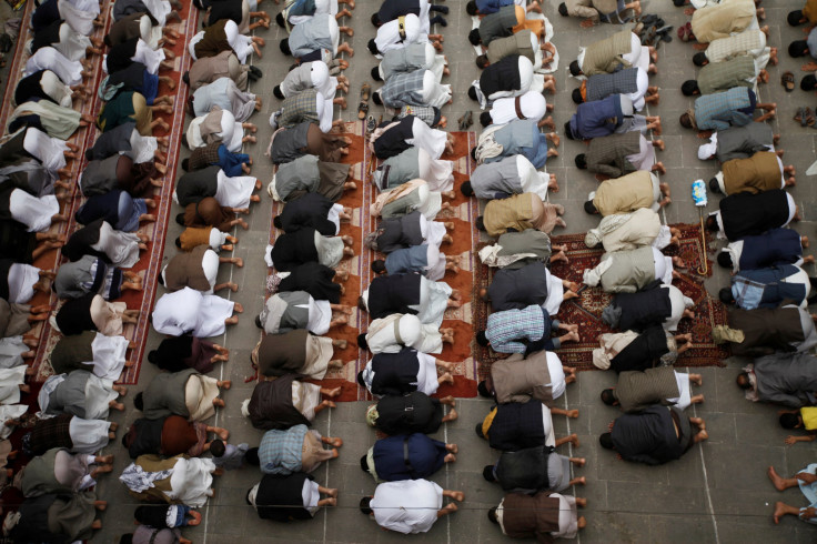 Praying in Sanaa