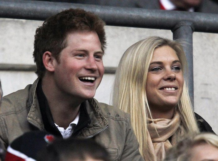 Prince Harry (L) and Chelsy Davy