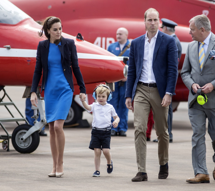 Prince George throws tantum