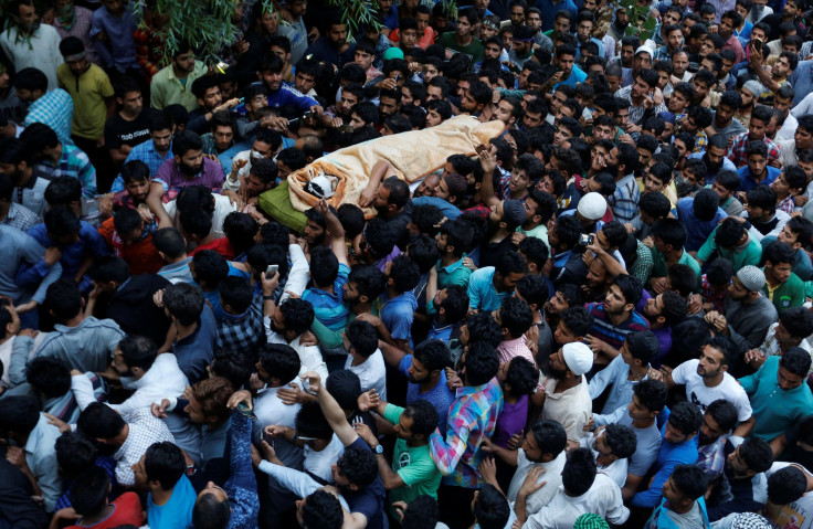 Burhan Wani funeral