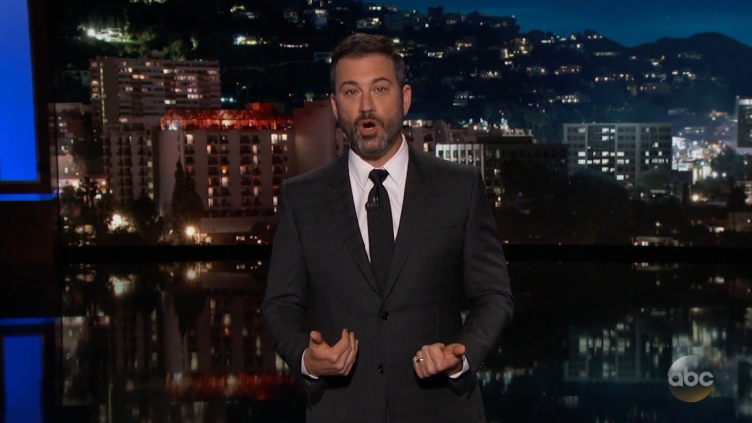 Jimmy Kimmel Its Not Too Soon To Talk Gun Violence