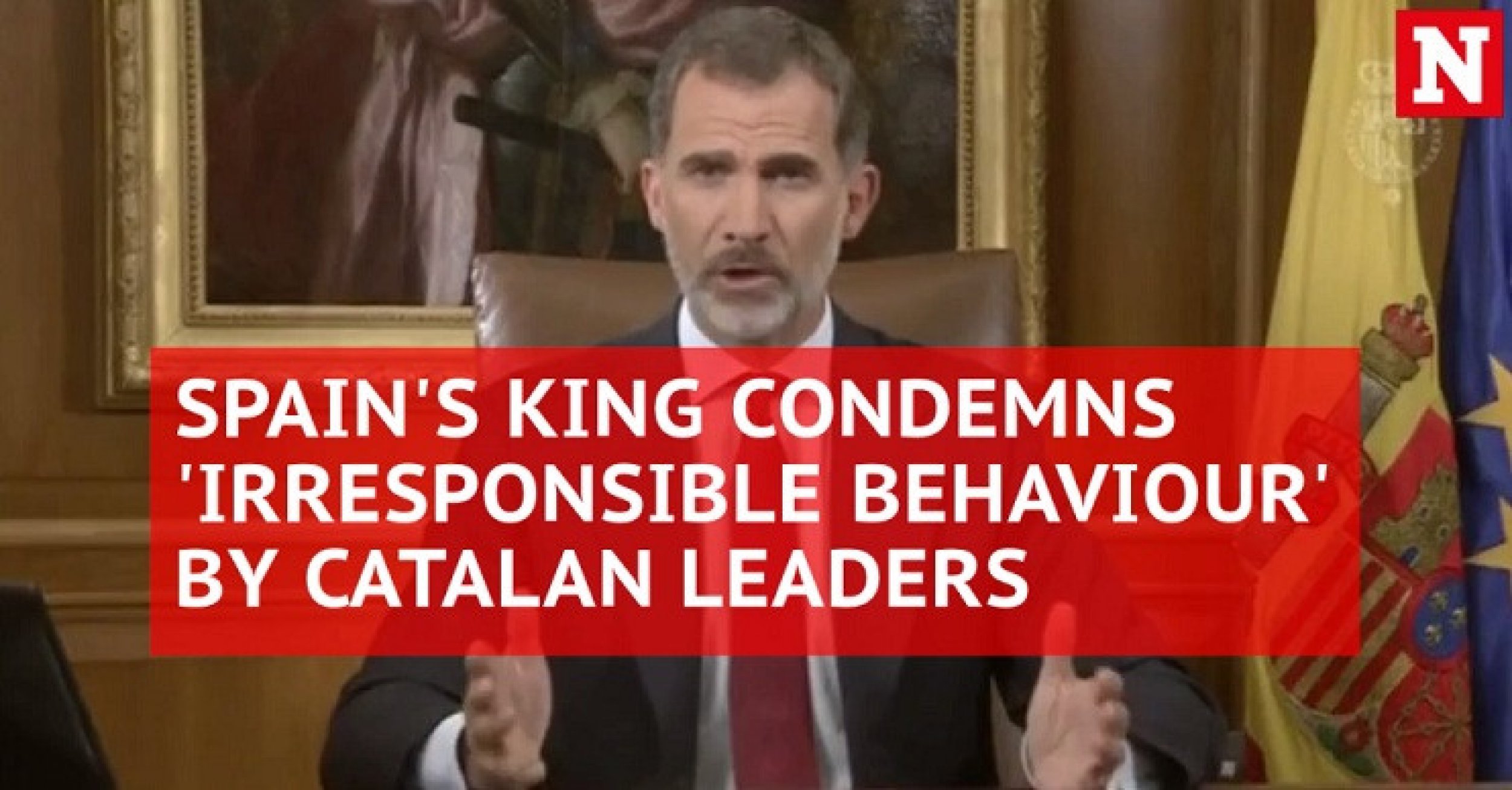 Spains King Says Strongly Committed To The Constitution And Unity Of Spain