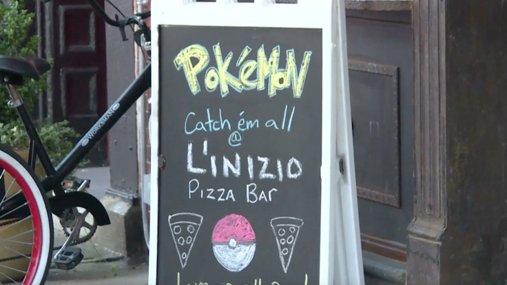Pokemon Lure at NYC Pizza 20160723