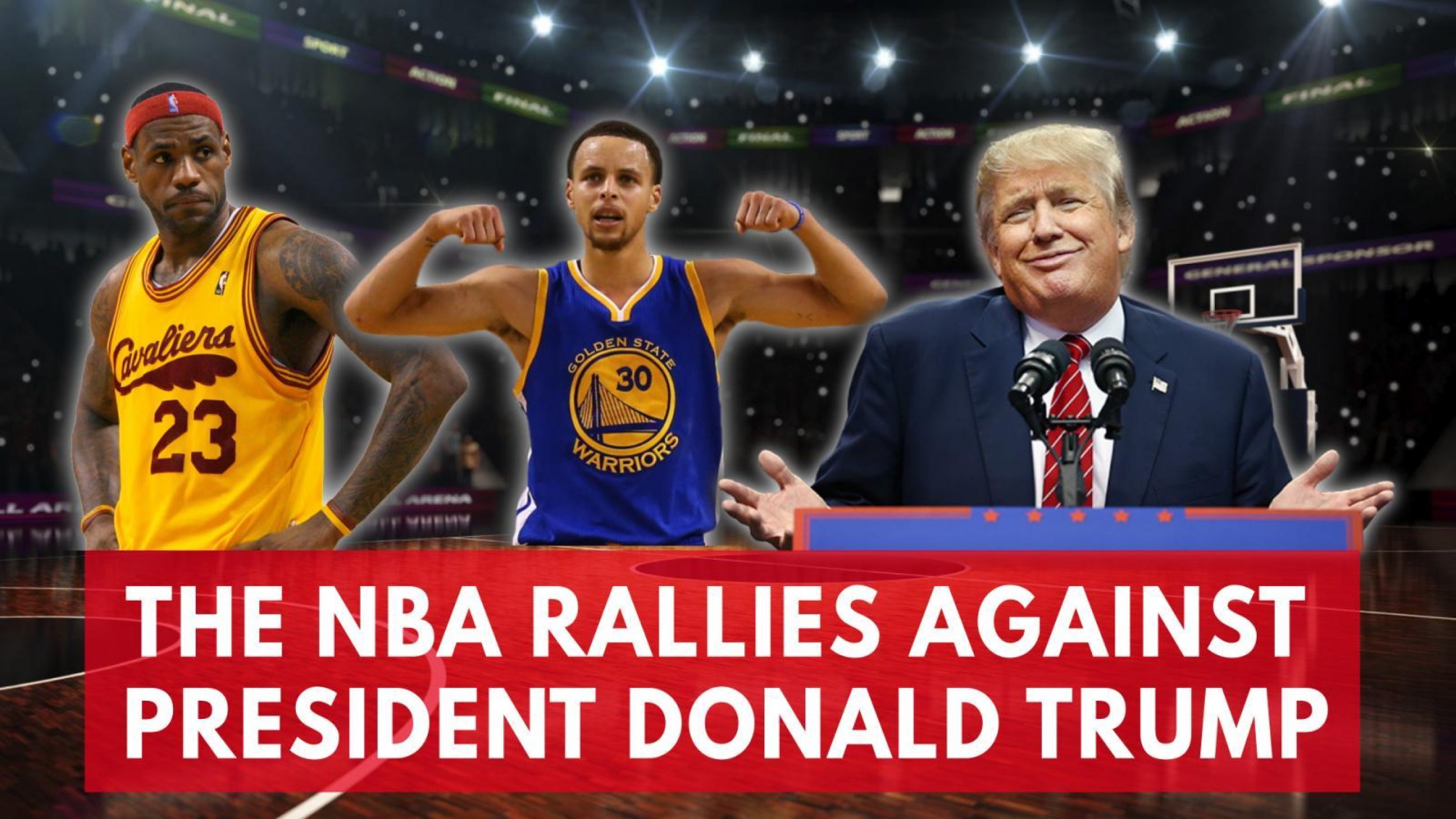 Trump Vs. The NBA Steph Curry, LeBron James And Other Big Stars Take On The President