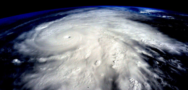 Hurricane view from space