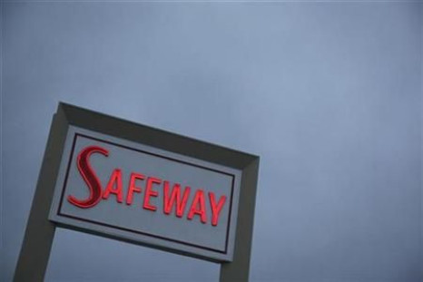 Sign for Safeway grocery store shown in San Francisco