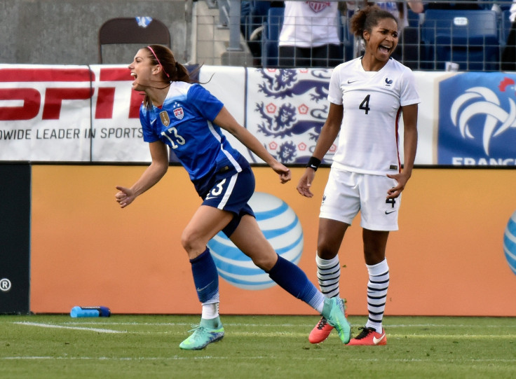 Alex Morgan, USA vs France women's soccer