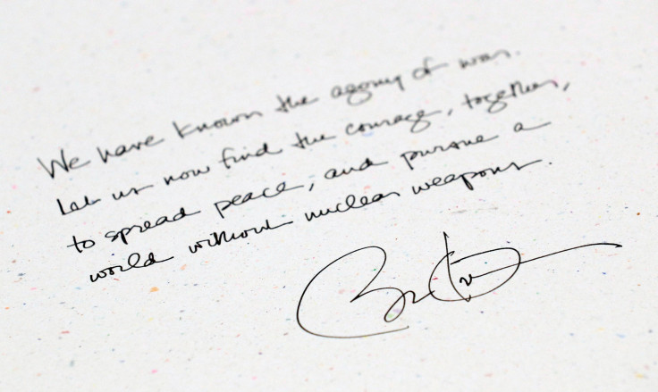 Obama Hiroshima message