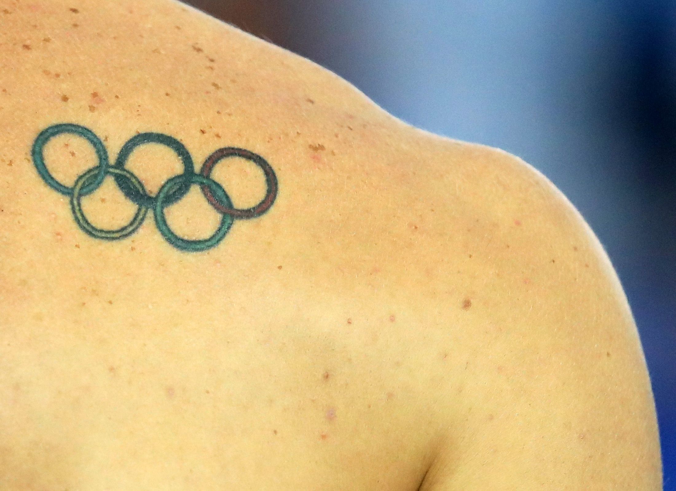NBC LA - Plenty of Olympic athletes are sporting some sweet ink. Here's a  tattoo on U.S. track cyclist Adam Duvendeck's upper back, shown during the  Beijing 2008 Olympics. Do you have