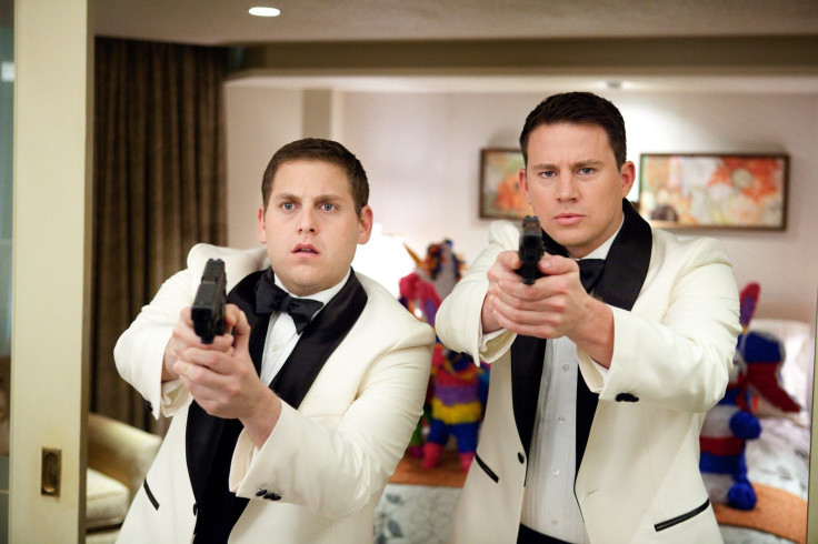 Jonah Hill as Schimdt and Channing Tatum as Jenko