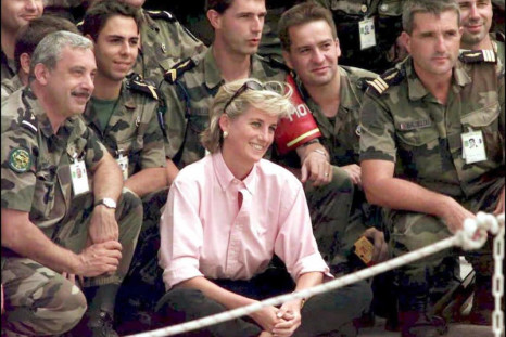 Diana Joins The Army - August 1997 