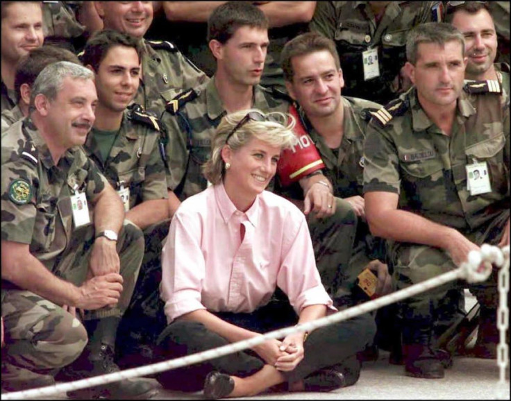 Diana Joins The Army - August 1997 