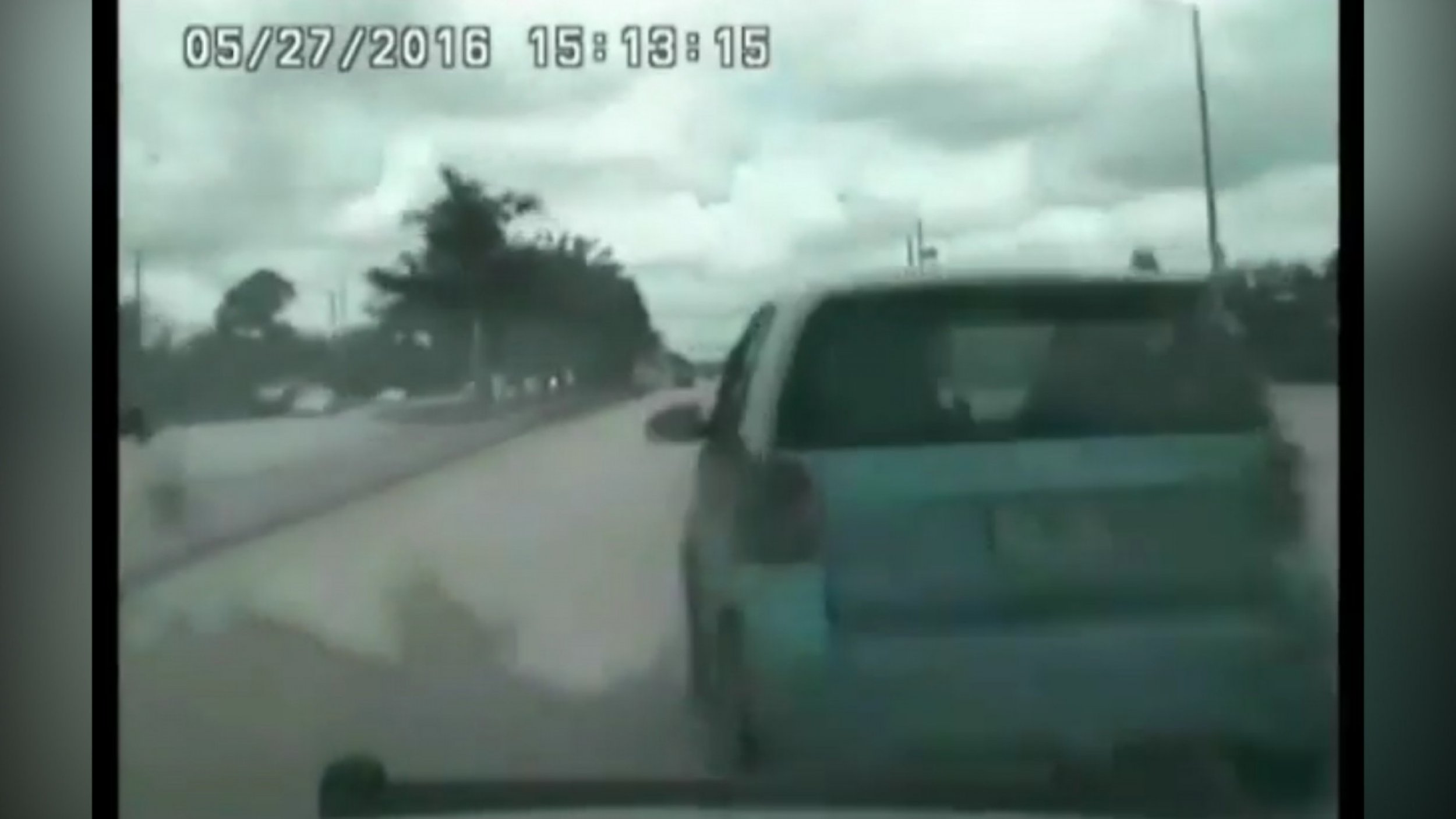 Shocking Footage Captures Moment Speeding Police Officer Plows Into Car At 104mph