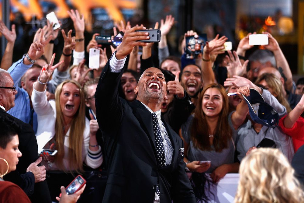 Because Dwayne Johnson Knows How To Rock A Crowd Too Just Like ...  