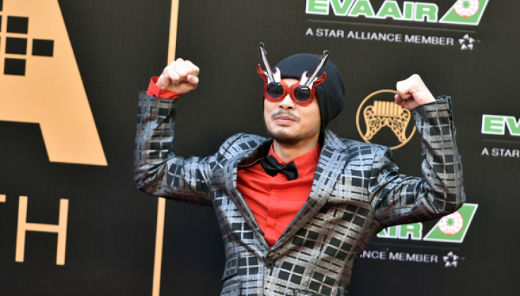 Malaysian singer Namewee arrives to attend the 27th Golden Melody Awards in Taipei on June 25, 2016.