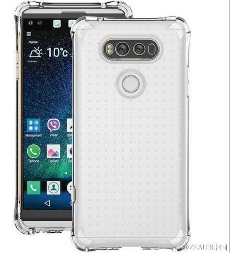 LG V20 With Transparent Case
