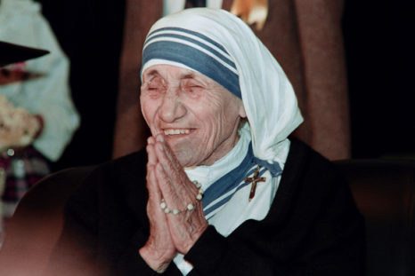 Portrait taken in December 1991 in New Dehli shows Mother Teresa of Calcutta