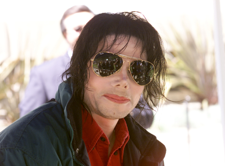 Michael Jackson arrives at the Pasadena Civic Auditorium in Pasadena, Ca. to tape his performance for Dick Clark's 'American Bandstand's 50th...A Celebration', Saturday, April 20, 2002