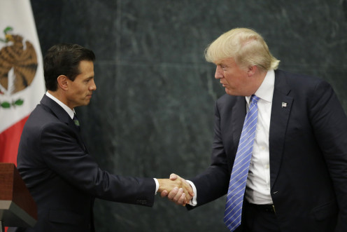 Trump Meets Mexican President