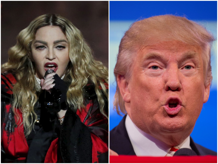 Madonna and Donald Trump