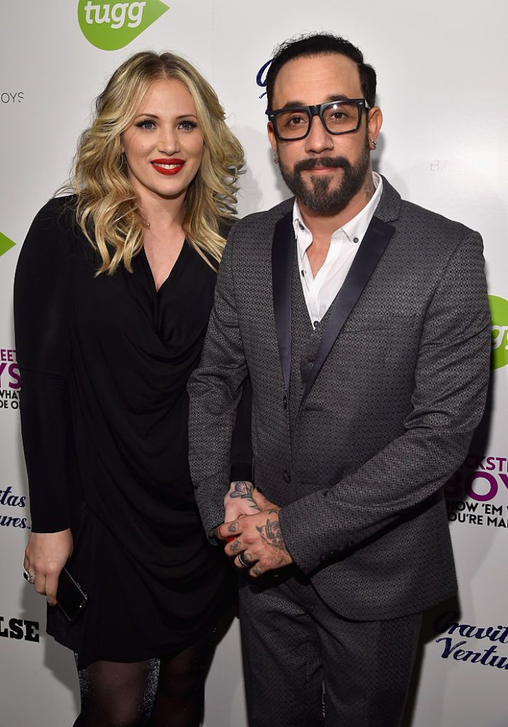 A.J. McLean and wife Rochelle