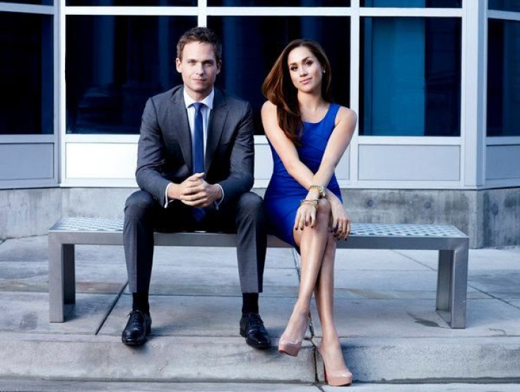 Patrick J. Adams as Mike, Meghan Markle as Rachel