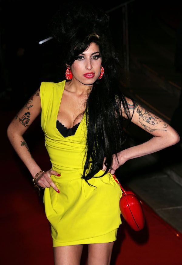 Amy Winehouse Arrives At The BRIT Awards 2007 