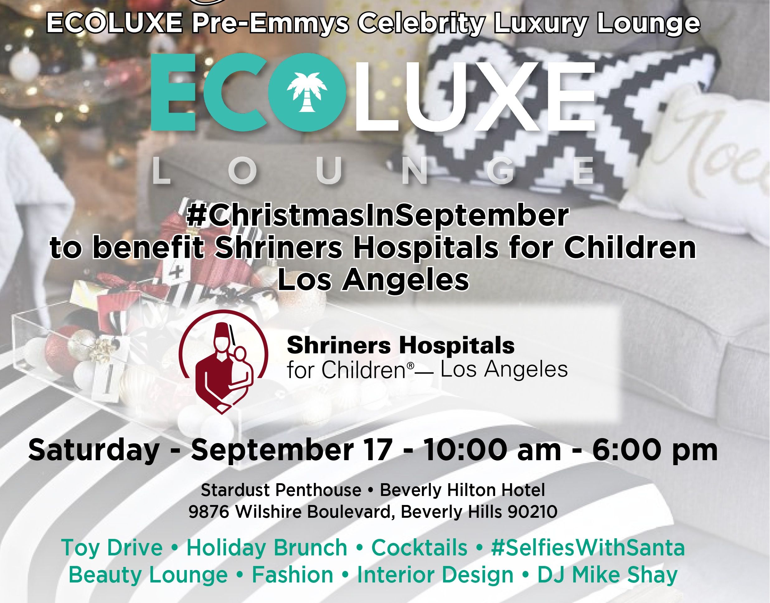 Emmy Awards Ultimate Event Guide Pre-Emmys EcoLuxe Celebrity Luxury Lounge