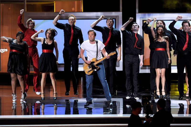 Most OMG Emmys Moments Ever Jimmy Fallons Born to Run Opening Number 