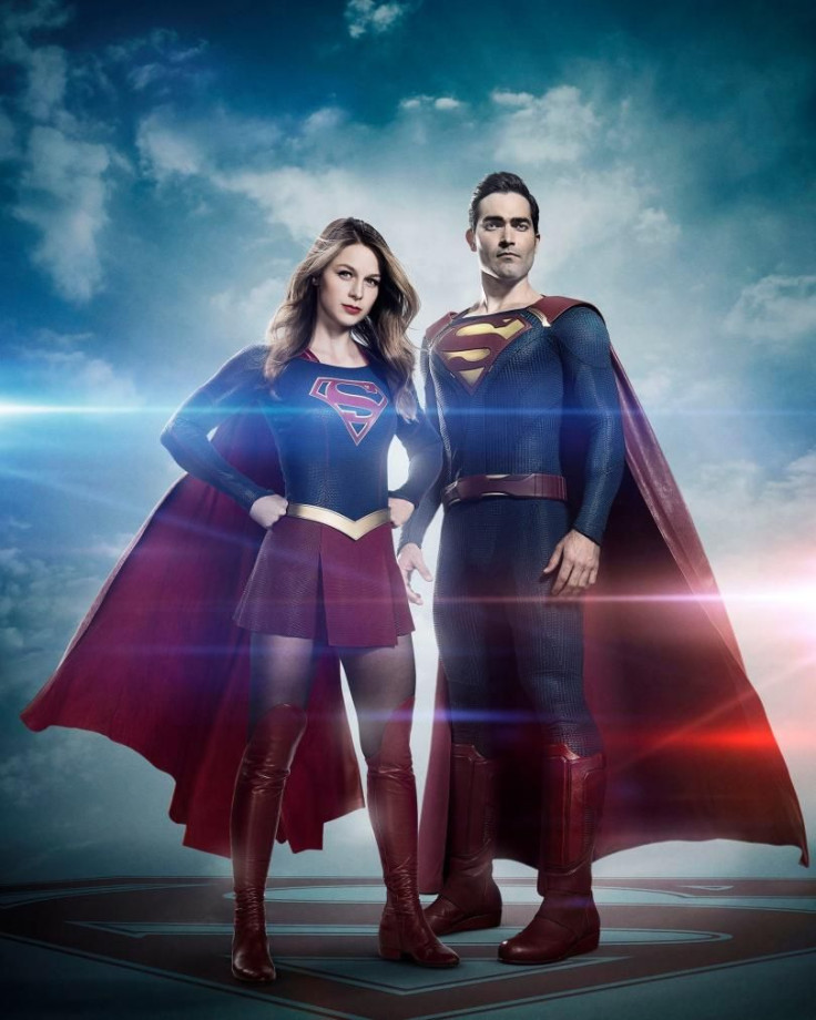 Melissa Benoist as Kara and Tyler Hoechlin as Superman