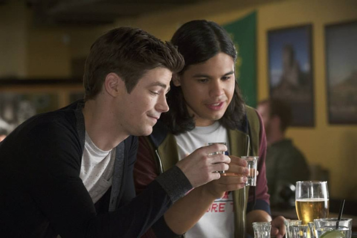 Grant Gustin as Barry, Carlos Valdes as Cisco