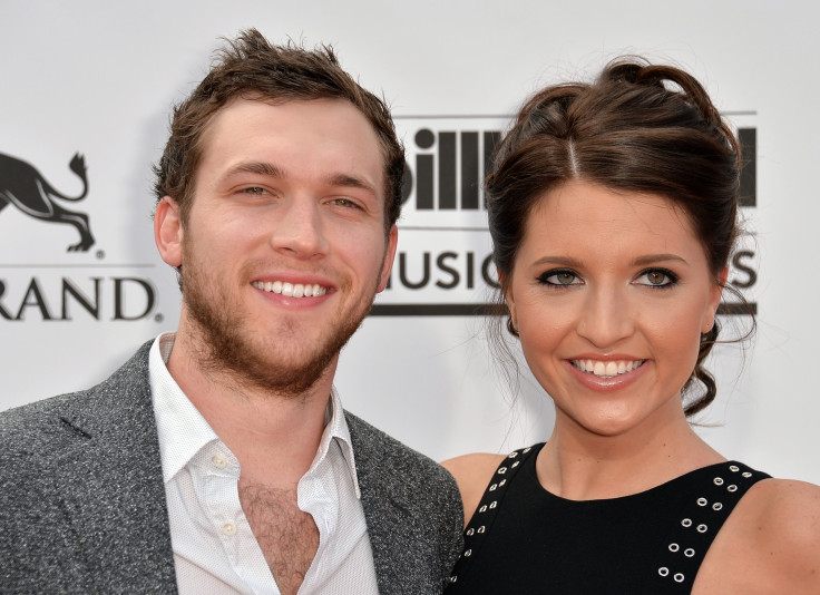 Phillip Phillips and wife Hannah