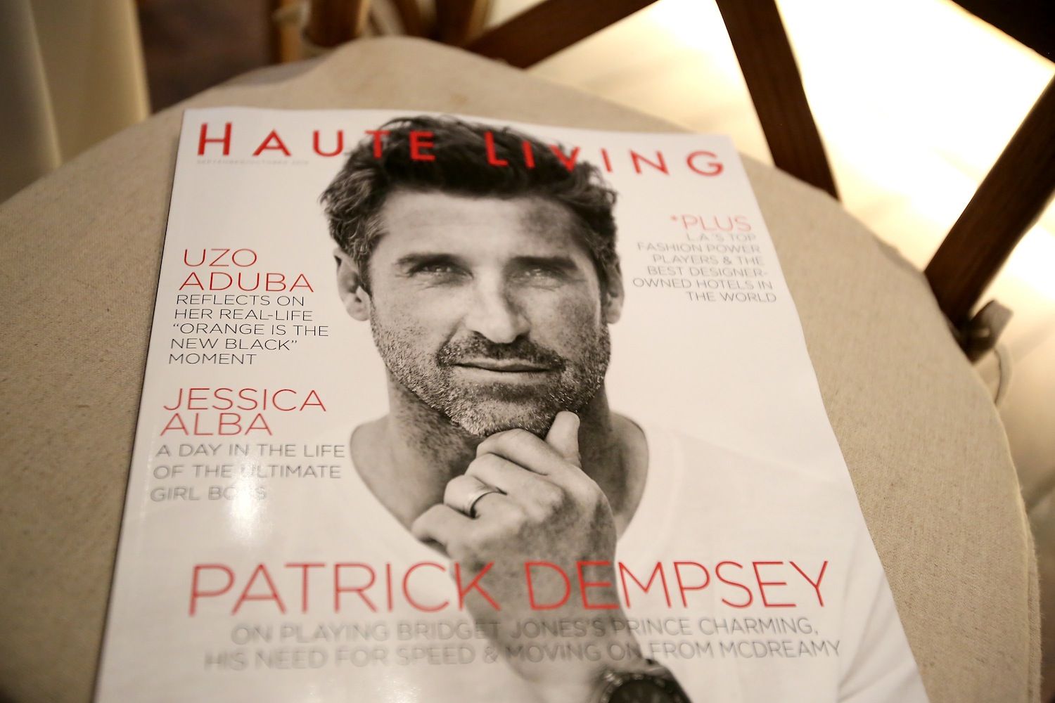 Haute Living Cover Launch With Patrick Dempsey And Tag Heuer