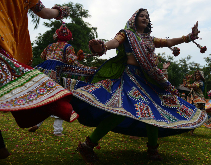 Indian dancers Navratri