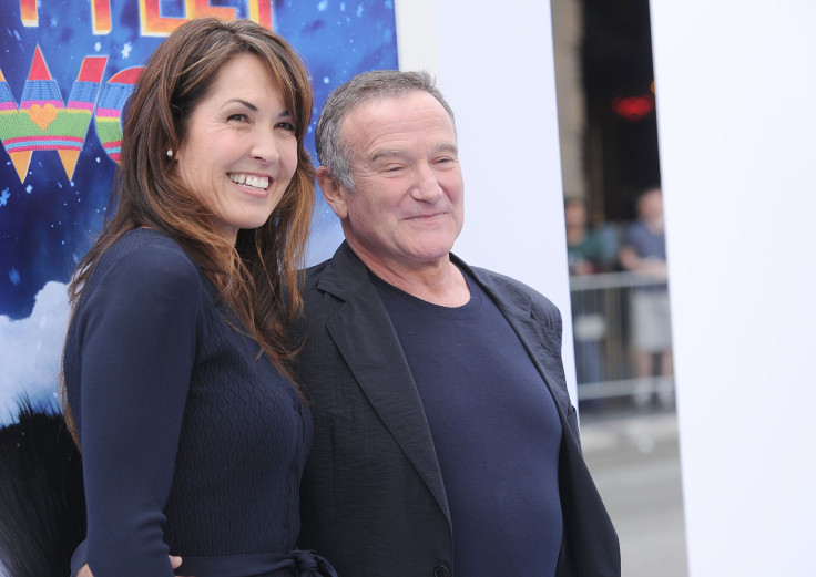 Robin Williams and his wife Susan Schneider