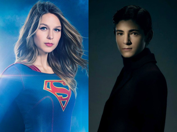 Melissa Benoist as Supergirl, David Mazouz as Bruce Wayne