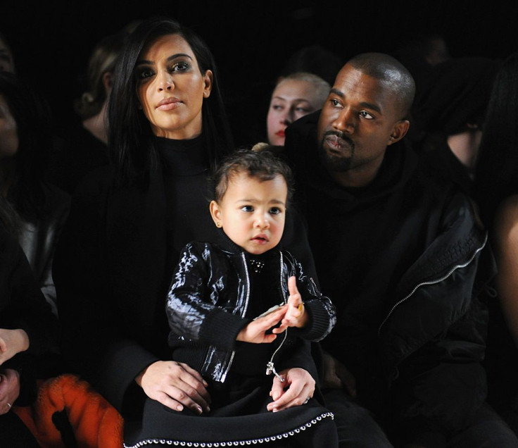 Kim Kardashian, North West and Kanye West