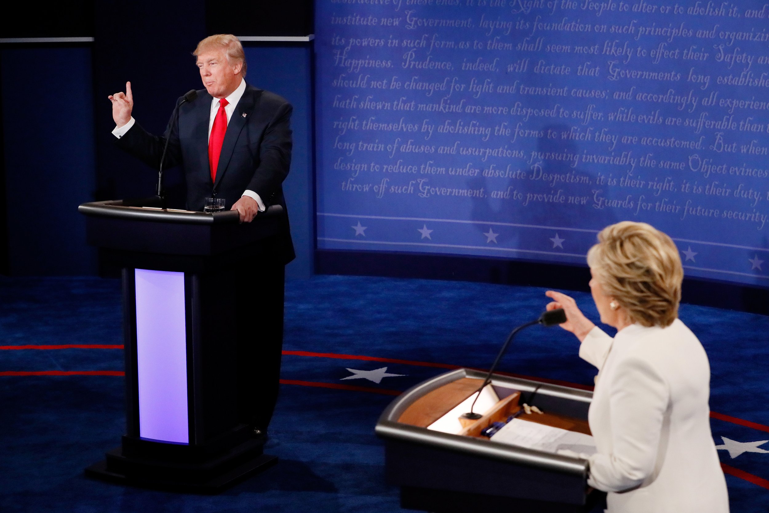 Who Is Winning The Debate? Donald Trump Tells Hillary Clinton About ...