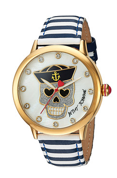 Nautical Skull Watch, Betsey Johnson 52.99