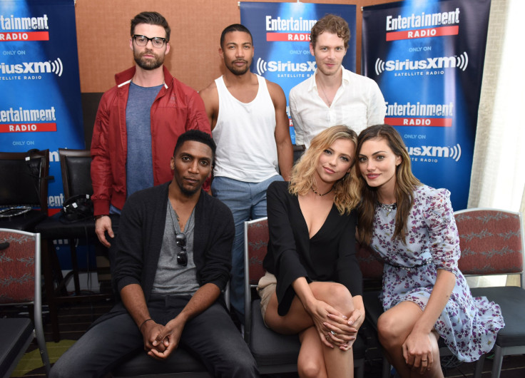 Daniel Gillies, Charles Michael Davis, Joseph Morgan, Yusuf Gatewood, Riley Voelkel and Phoebe Tonkin