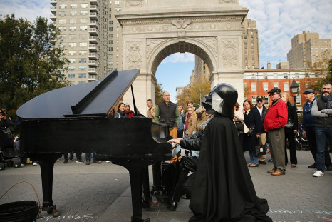 Darth Vader playing the piano