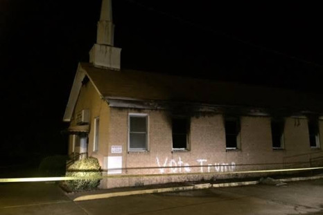 Hopewell Baptist church burned