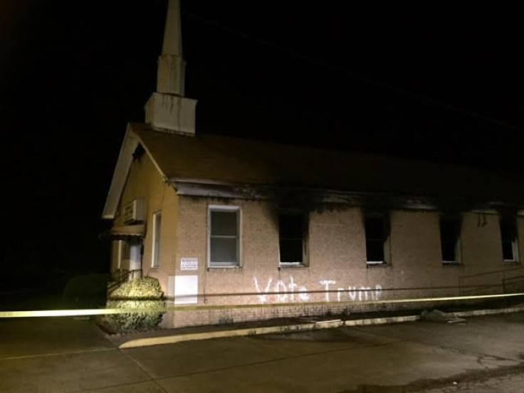 Hopewell Baptist church burned