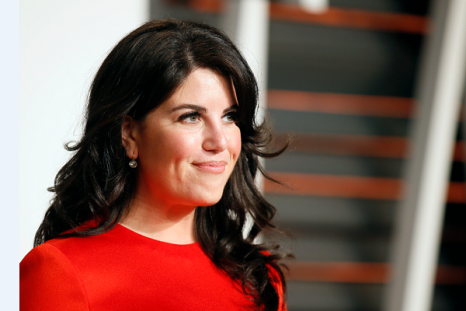 Monica Lewinsky is spending election day in Sweden speaking at an anti-bullying event.
